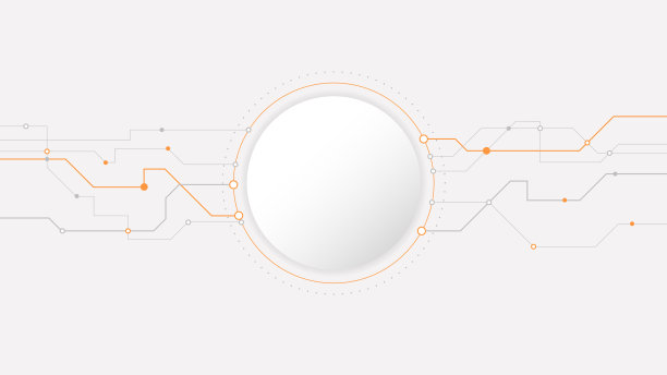 白灰圆技术背景抽象。图片下载