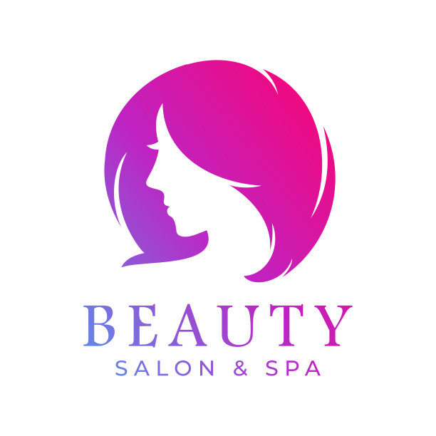 美容沙龙和水疗中心的标志矢量图片下载