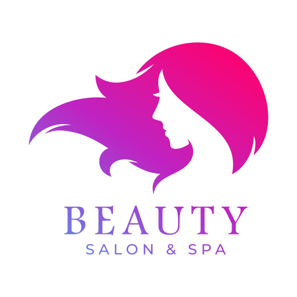 美容沙龙和水疗中心的标志矢量图片下载