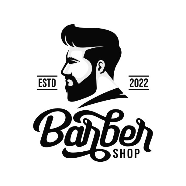 理发店标志矢量。沙龙的标志图片下载