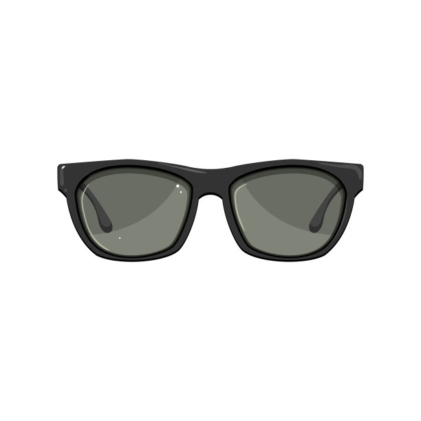 时尚太阳镜男人卡通矢量插图图片下载