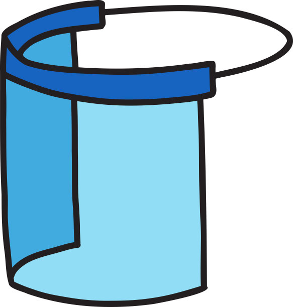 手绘面罩插图图片下载