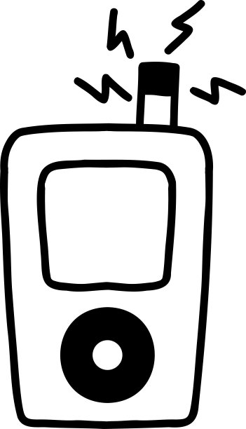 手绘电话插图图片下载