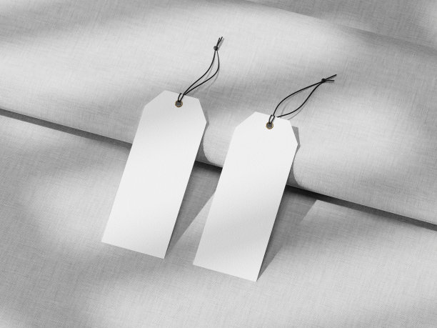 空白白色标签模型图片下载