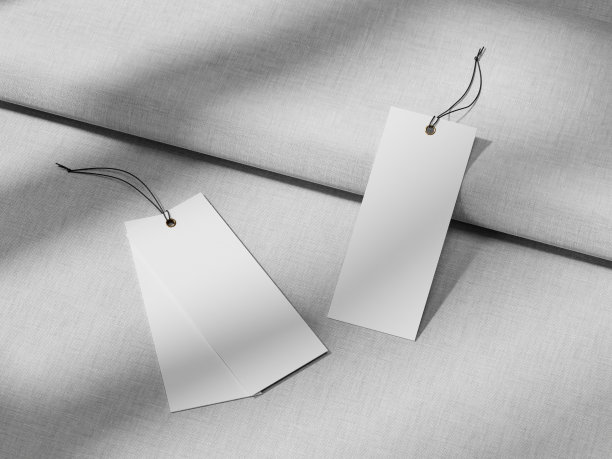 空白白色标签模型图片下载