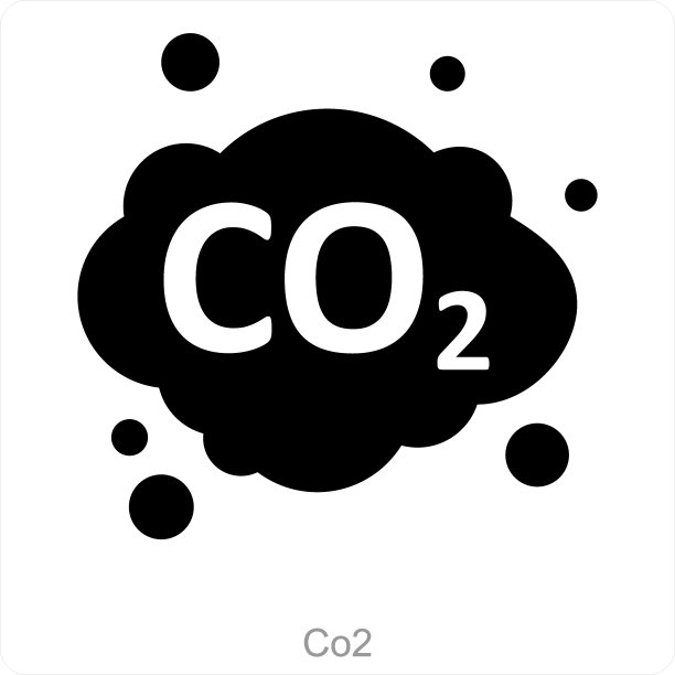 二氧化碳与生态图标概念图片下载