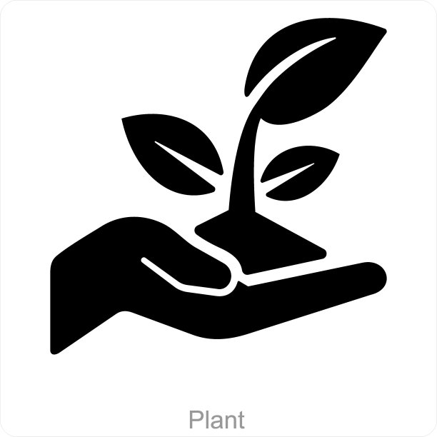 植物与自然图标概念图片下载