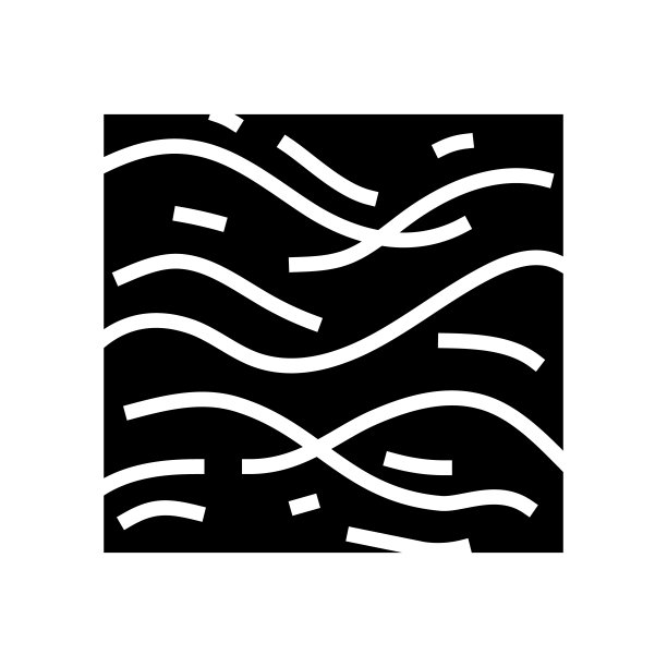 气流字形图标矢量插图图片下载