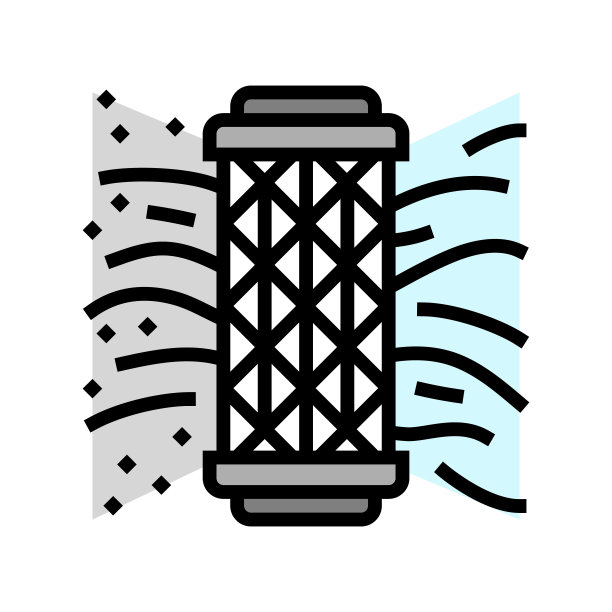 过滤器空气颜色图标矢量插图图片下载