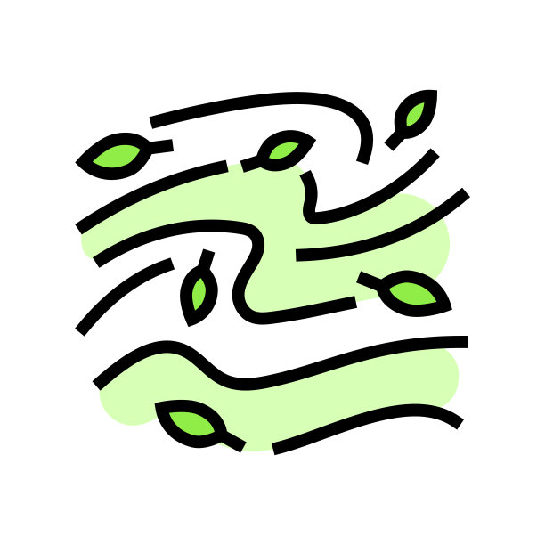 新鲜空气颜色图标矢量插图图片下载