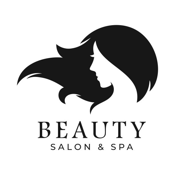美容沙龙和水疗中心的标志矢量图片下载