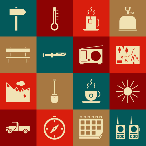 设置对讲机太阳折叠地图与位置图片下载