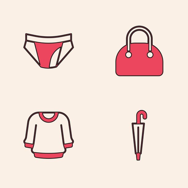 男士套伞、内裤、手提包和毛衣图片下载