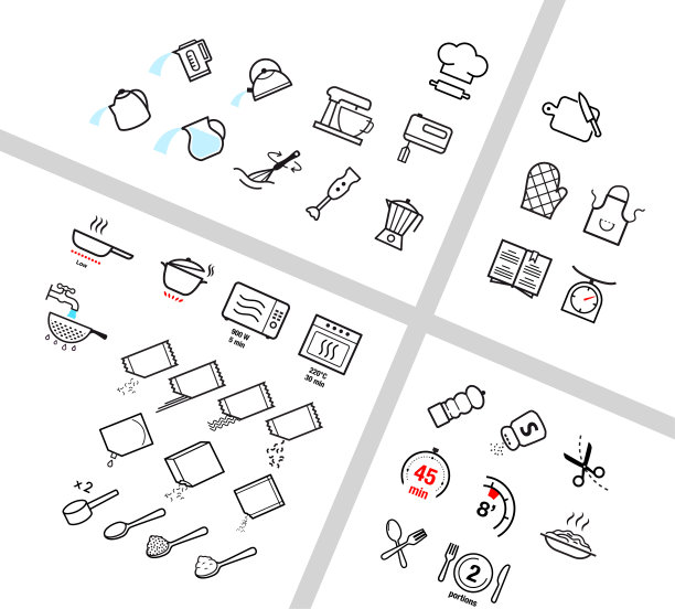 烹饪和准备说明。图片下载