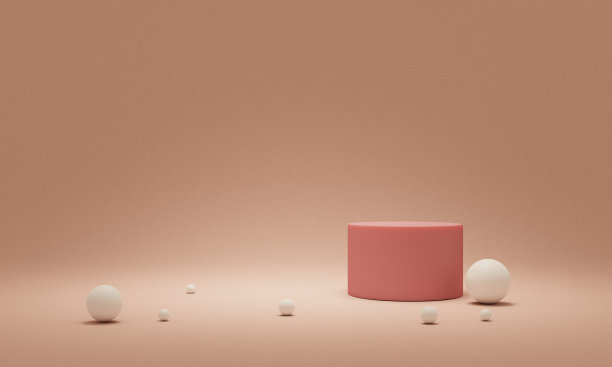 3d低聚讲台底座，讲台底座背景，化妆品展示展示。展示横幅。图片下载