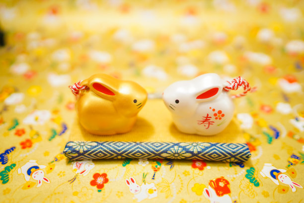 兔年贺岁材料(贺年卡)图片下载