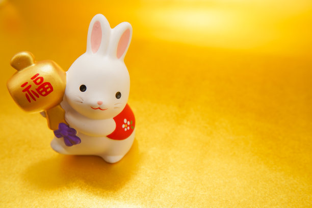 兔年贺岁材料(贺年卡)图片下载