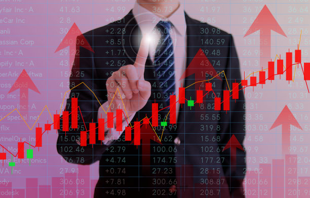 股票上涨趋势的概念图图片下载