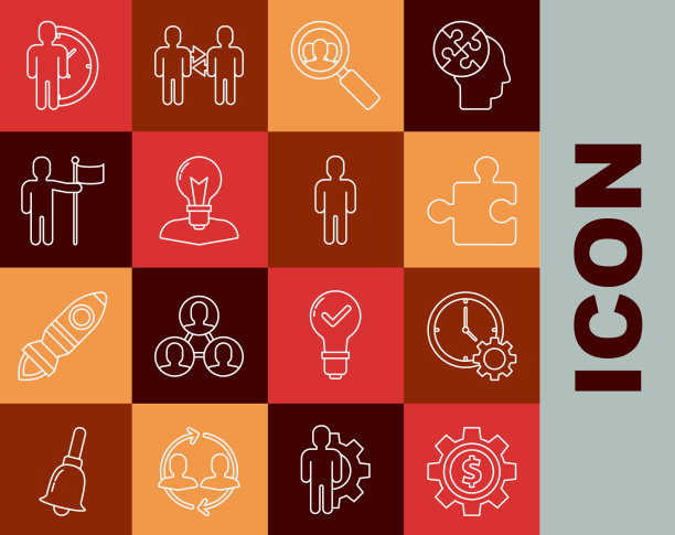 设置线齿轮与美元符号时间管理图片下载