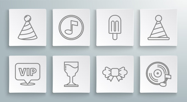 设线位置VIP音乐音符调酒图片下载