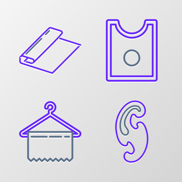 集线法式曲线衣架衣柜缝纫图片下载