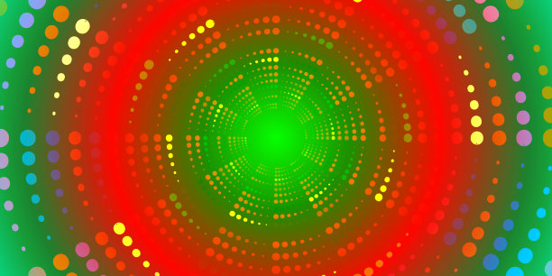 数字海报与点，径向派对背景图片下载