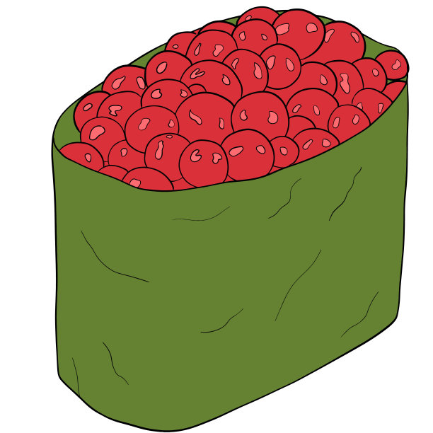 手绘亚洲食物插画。卡通剪贴画餐厅菜单图片下载