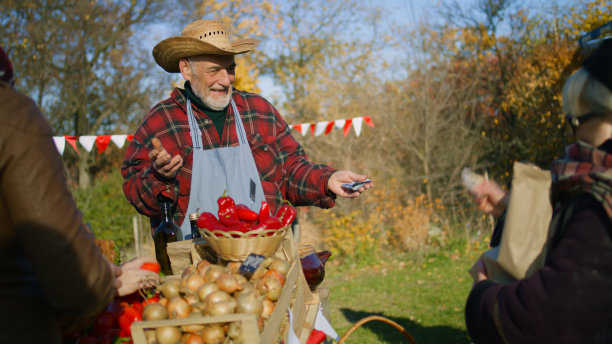 老农用环保纸袋赠送商品图片下载