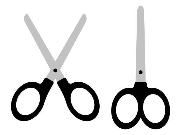剪刀图标套装图片下载