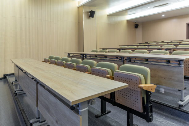 空荡荡的，没有交付的，阶梯式会议室图片下载