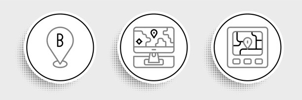 设置有地图定位和监控的线路GPS设备图片下载