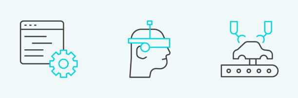 在工厂电脑上设置直线机器人机械臂图片下载