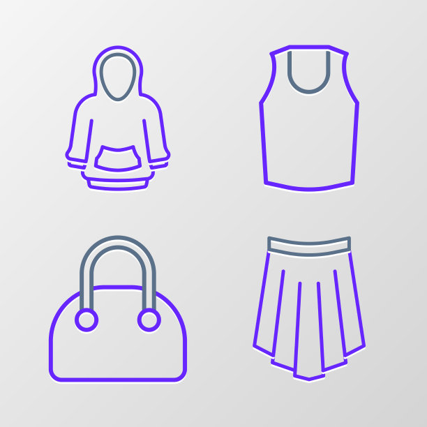 套装线裙手提包汗衫和卫衣图片下载