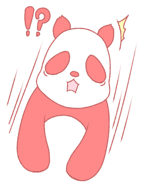 卡通可爱的熊猫插图图标图片下载