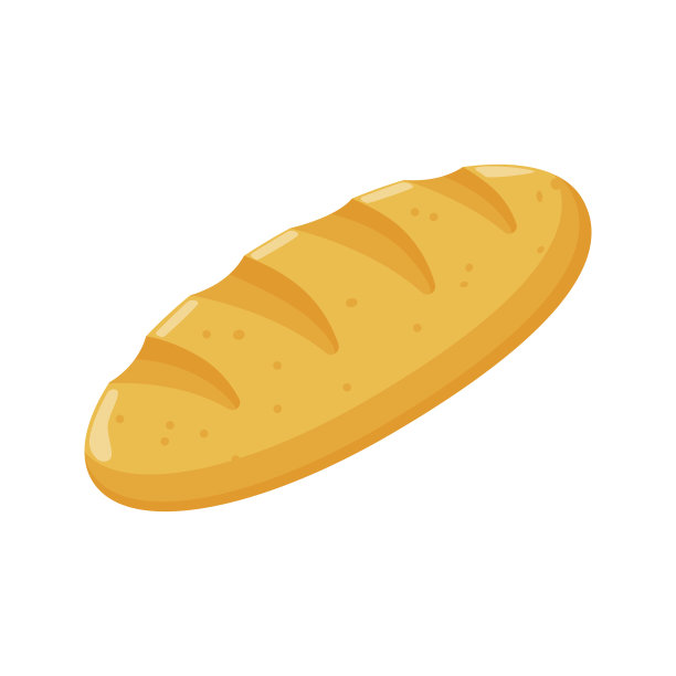 干面包矢量插图设计图片下载