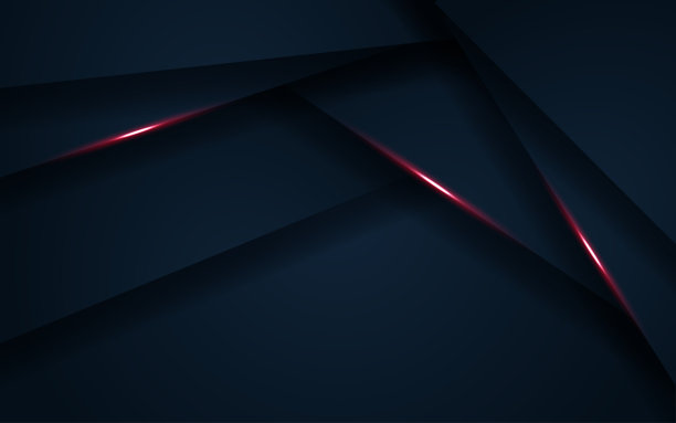 抽象的暗海军与红色灯光线和文本空白空间为文本设计现代豪华未来的背景矢量插图图片下载