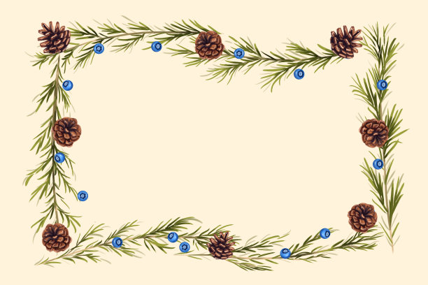 数字绘画的框架的分支。图片下载