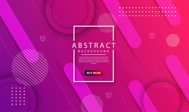 三维紫色复古抽象背景重叠层在黑暗空间与斜杠效果装饰。彩色图形设计元素镂空风格的概念旗帜，传单，卡片或小册子封面图片下载
