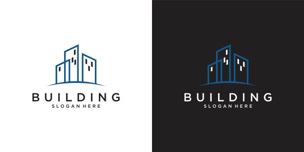 构建理念矢量标志设计模板图片下载