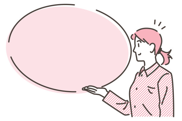 微笑的年轻女子与拷贝空间在她的手掌[矢量插图]。图片下载