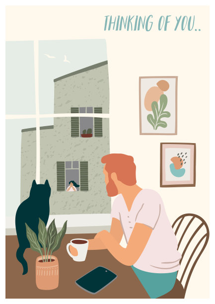 浪漫的插图与男人和女人。爱情，爱情故事，关系。矢量设计概念为情人节等。图片下载