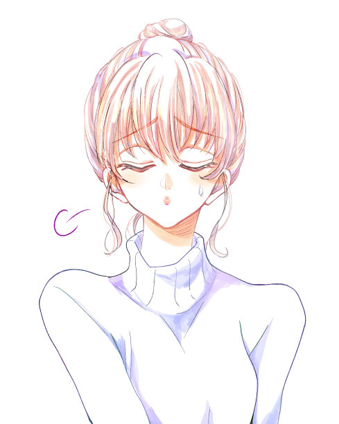 一个陷入困境的女人图片下载