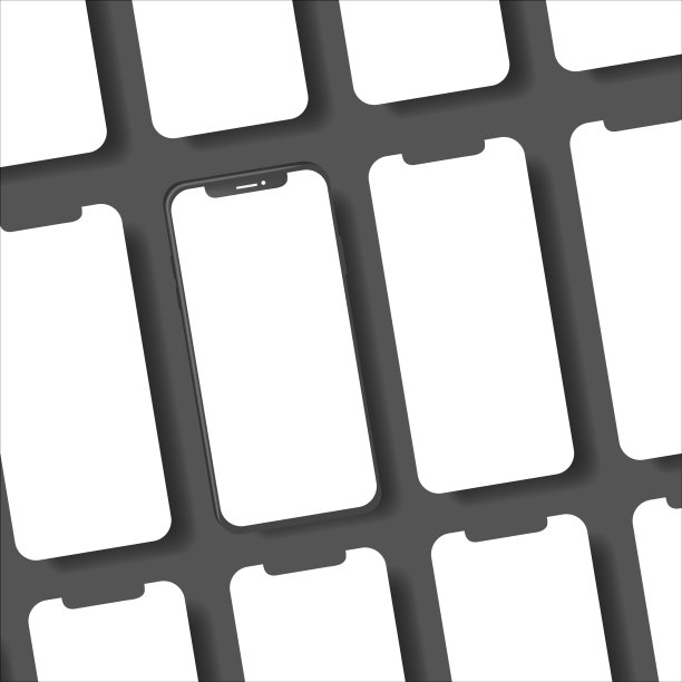 概念性手机用户界面，用户体验呈现。智能手机模型。手机应用界面设计理念。向量图片下载