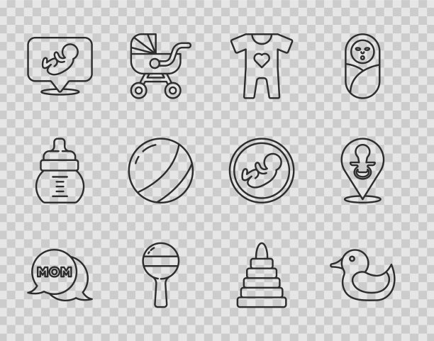 集行演讲泡泡妈妈橡皮鸭宝宝图片下载