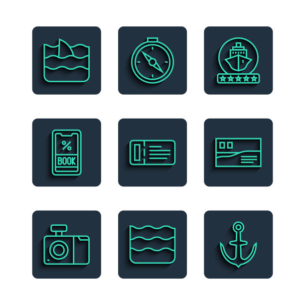 集行摄影相机波锚游轮图片下载