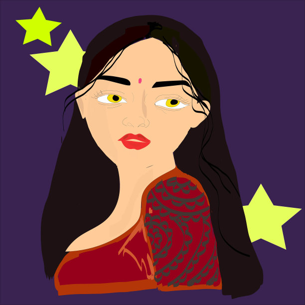 女性的抽象形象图片下载