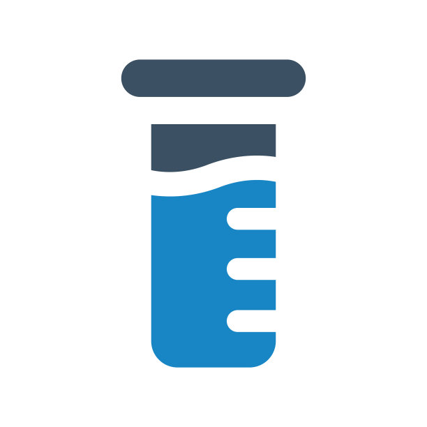 实验室研究图标矢量插图。化学试管图标库存插图图片下载