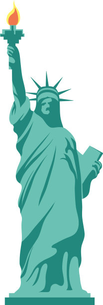 著名的自由女神像地标图片下载