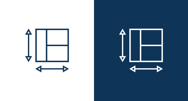 房间平面图轮廓图标说明孤立矢量符号符号图片下载