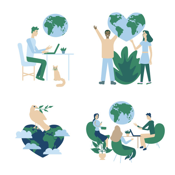 地球科学插图图片下载